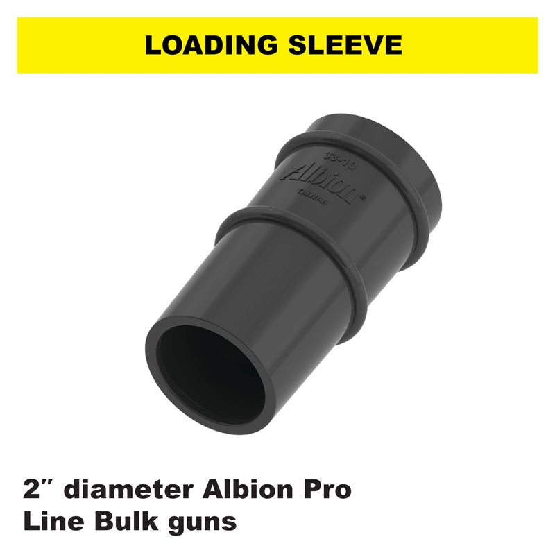 Albion Engineering Company 33-10 Loading Sleeve Flexible Rubber for 2" Barrel Guns, Black - Image 2
